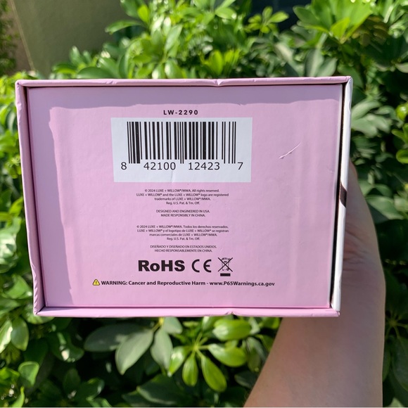 Triple Barrel Weaver Curling Iron by L+W Bio Black Handle - Picture 6 of 8